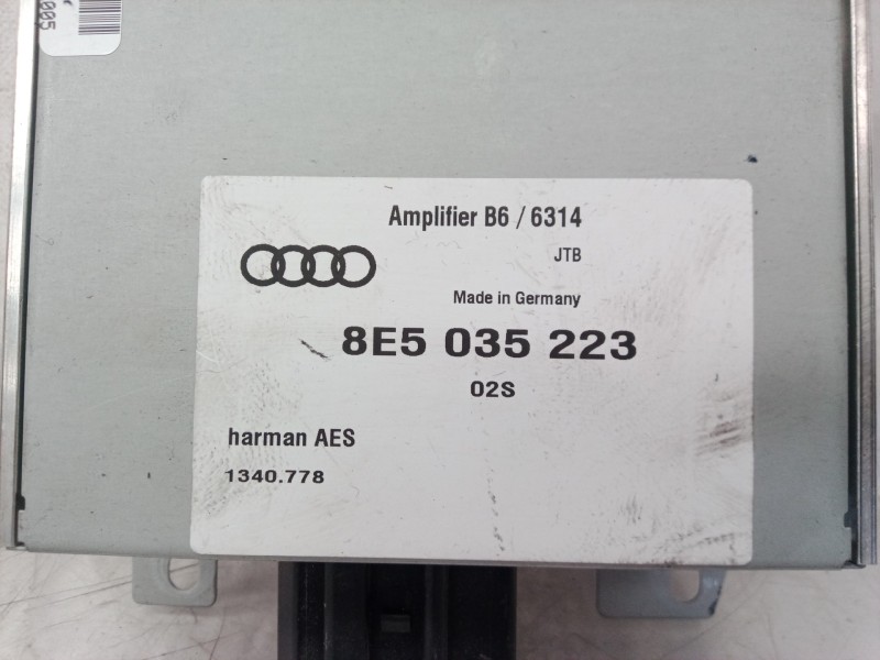 Recambio de modulo electronico para audi a4 berlina (8e) 2.0 tdi 16v (103kw) referencia OEM IAM 8E5035223 8E5035223 8E5035223