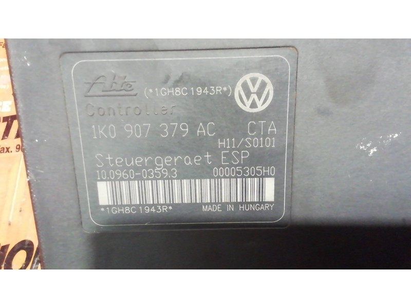 Recambio de abs para seat altea (5p1) reference referencia OEM IAM 1K0907379AC 1009603593 1K0614517AF