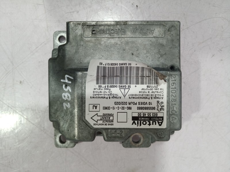 Recambio de centralita airbag para peugeot 407 st confort referencia OEM IAM 9655880880 9655880880 9655880880