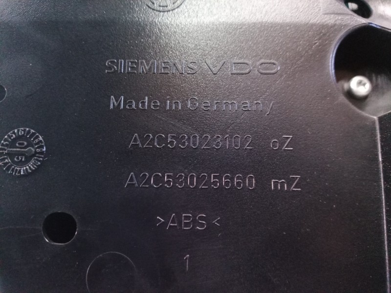Recambio de cuadro instrumentos para volkswagen golf v berlina (1k1) conceptline (e) referencia OEM IAM A2C53023102 A2C53023102 
