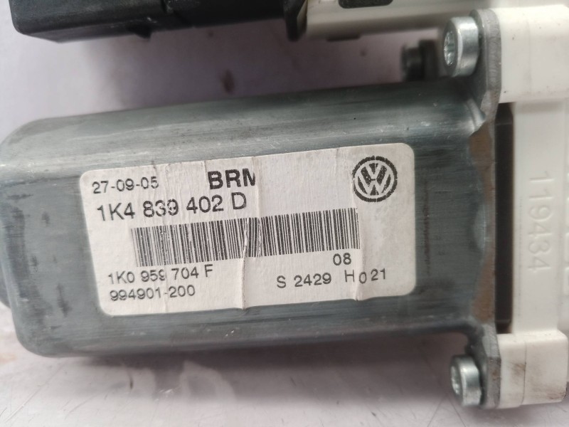 Recambio de motor elevalunas trasero derecho para volkswagen golf v berlina (1k1) conceptline (e) referencia OEM IAM 1K4839402D 