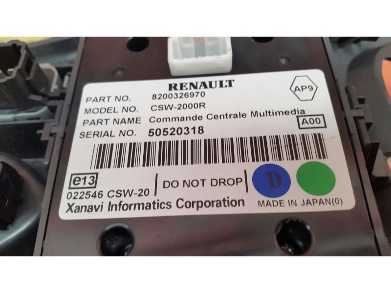 Recambio de mando multifuncion para renault laguna ii (bg0) authentique referencia OEM IAM 8200326970 8200326970 8200326970