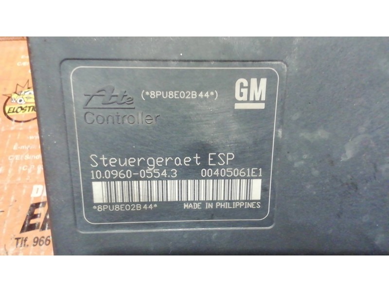 Recambio de abs para opel astra h ber. 1.7 16v cdti referencia OEM IAM 8PU8E02B44 00405061E1 10020602904