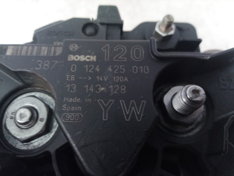 Recambio de alternador para opel corsa c sri referencia OEM IAM 0124425010 0124425010 13143128