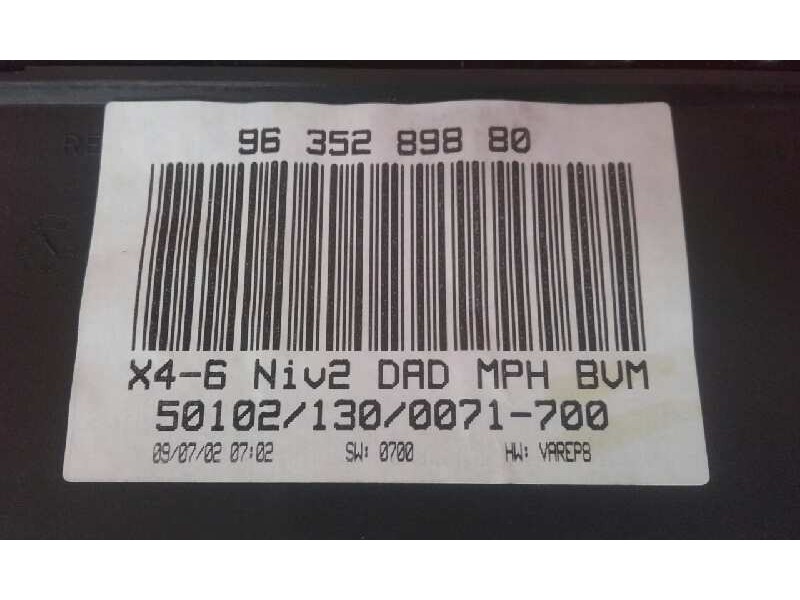 Recambio de cuadro instrumentos para citroën c5 berlina 2.0 hdi referencia OEM IAM 9635289880 9635289880 9635289880