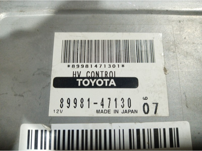 Recambio de centralita motor hibrido para toyota prius (nhw20) basis referencia OEM IAM 8998147130 8998147130 8998147130
