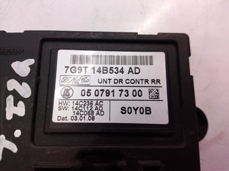 Recambio de modulo electronico para ford s-max (ca1) trend referencia OEM IAM 7G9T14B534AD 7G9T14B534 0507917300