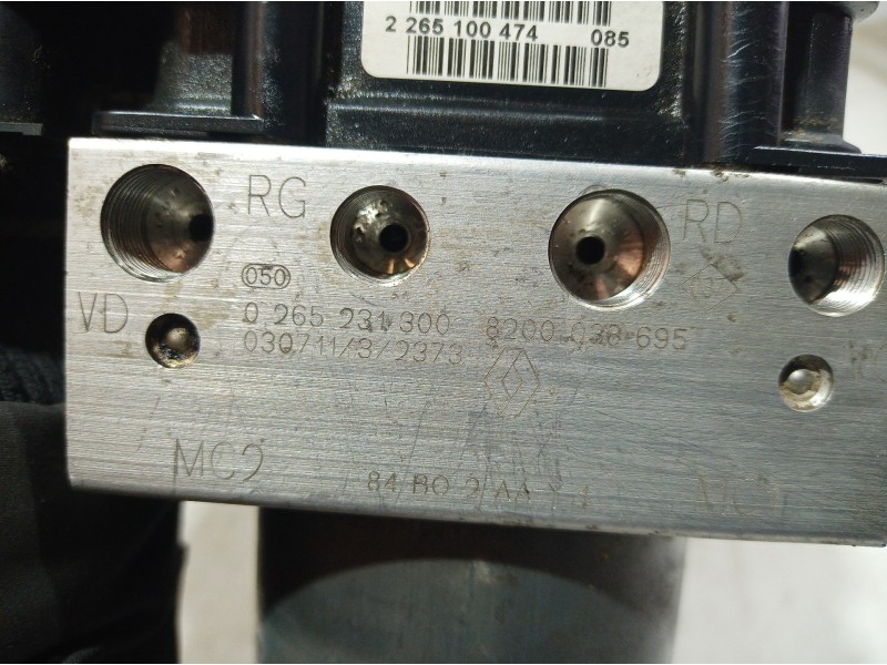 Recambio de abs para renault scenic ii grand confort authentique referencia OEM IAM 8200038695 8200038695 8200038695