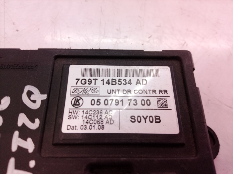 Recambio de modulo electronico para ford s-max (ca1) trend referencia OEM IAM 7G9T14B534AD 7G9T14B534 0507917300