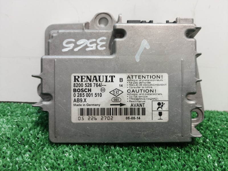 Recambio de centralita airbag para renault clio iii exception referencia OEM IAM 8200528764 8200528764 0285001510