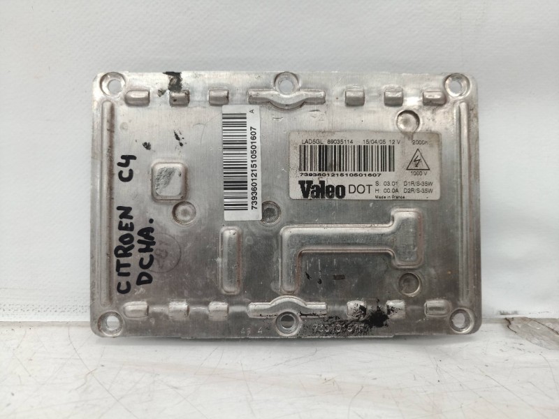 Recambio de centralita faros xenon para citroën c4 coupe referencia OEM IAM 89035114 89034934 89035114