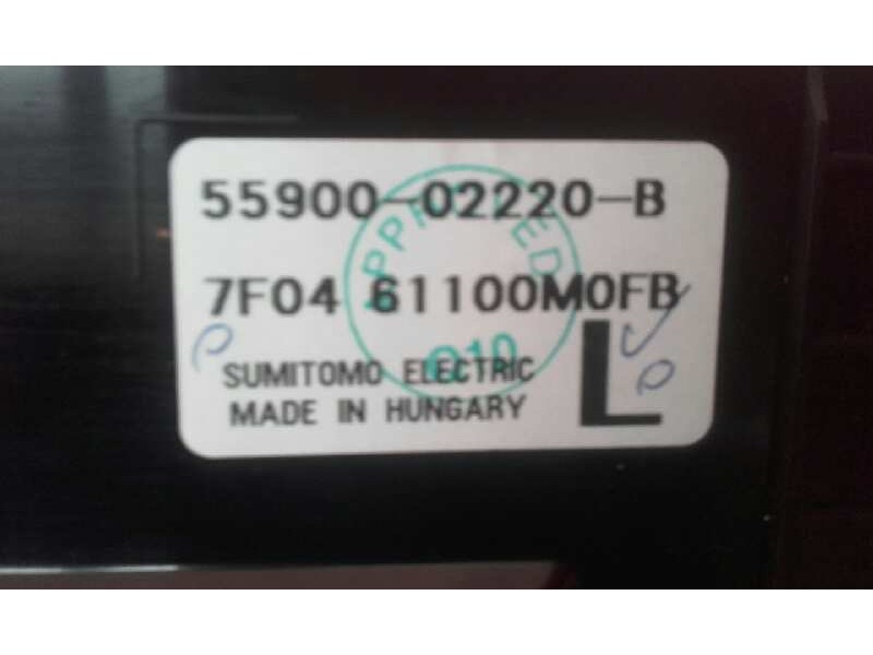 Recambio de mando climatizador para toyota auris 2.2 d-cat referencia OEM IAM 5590002220B  