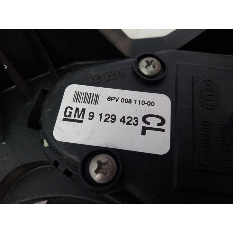 Recambio de pedal acelerador para opel corsa c sri referencia OEM IAM 9129423 9129423 9129423