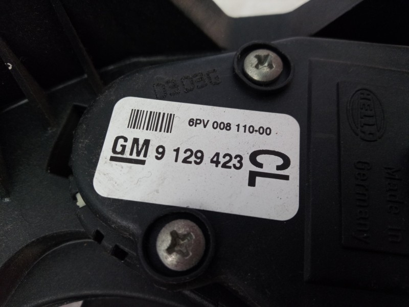 Recambio de pedal acelerador para opel corsa c sri referencia OEM IAM 9129423 9129423 9129423