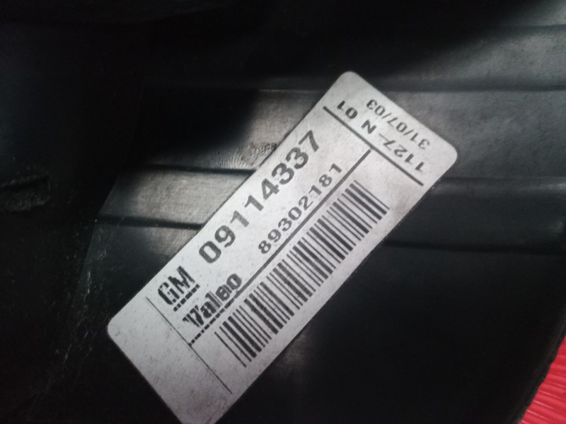 Recambio de piloto trasero derecho para opel corsa c sri referencia OEM IAM 09114337 09114337 09114337