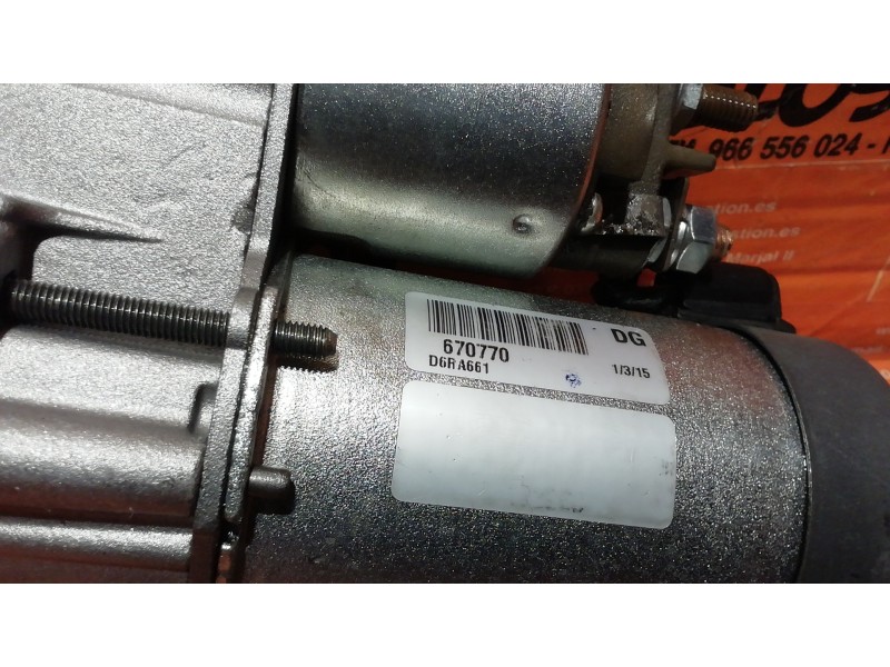 Recambio de motor arranque para citroën xsara picasso 1.8 16v referencia OEM IAM 670770 DGRA661 