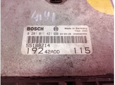 Recambio de centralita motor uce para fiat stilo (192) 1.9 jtd / 1.9 jtd 115 active referencia OEM IAM 0281011421 0281011421 551 2