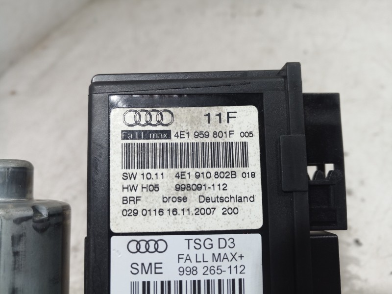 Recambio de motor elevalunas delantero izquierdo para audi a8 (4e2) referencia OEM IAM 4E1910802 4E1910802 4E1910802