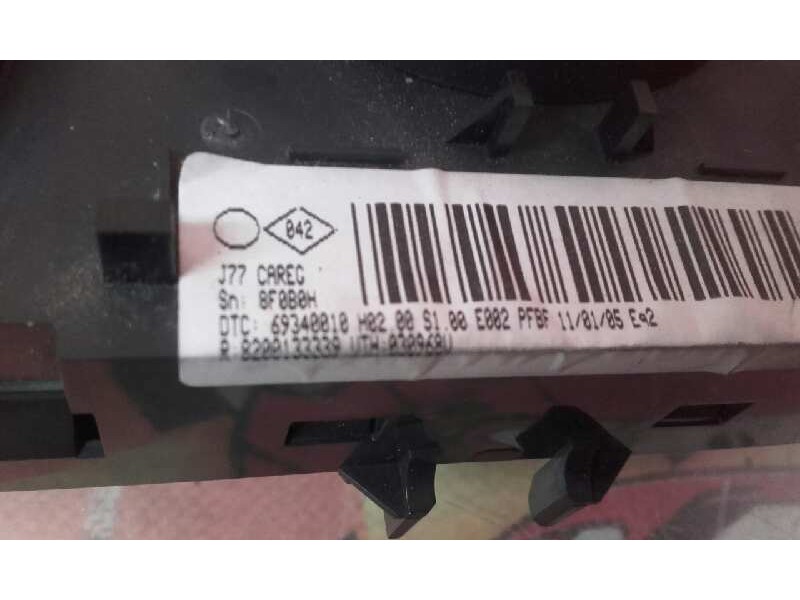 Recambio de mando climatizador para renault modus confort dynamique referencia OEM IAM 8200133339 8200133339 8200133339