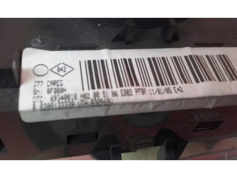 Recambio de mando climatizador para renault modus confort dynamique referencia OEM IAM 8200133339 8200133339 8200133339
