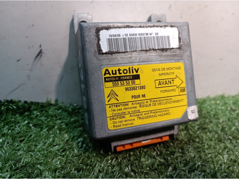 Recambio de centralita airbag para citroën xsara berlina 1.9 diesel referencia OEM IAM 9633621380 9633621380 550535300