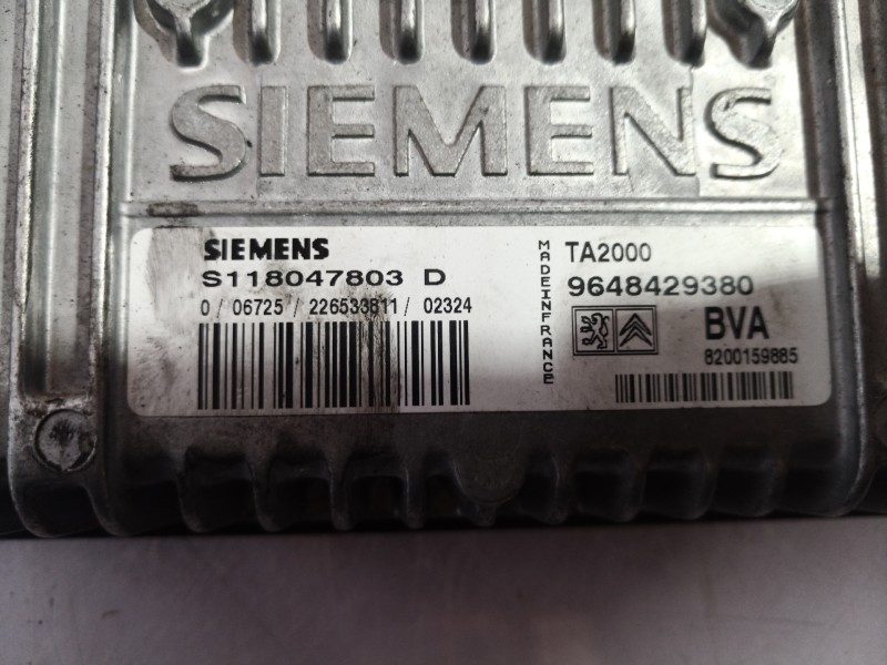 Recambio de centralita cambio automatico para peugeot 406 berlina (s1/s2) stdt referencia OEM IAM S118047803 S118047803 S1180478