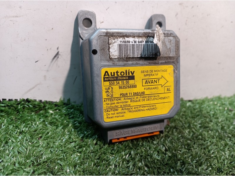 Recambio de centralita airbag para peugeot 206 berlina 1.9 diesel referencia OEM IAM 9635268880 9635268880 550541500