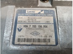 Recambio de centralita motor uce para renault clio ii fase i (b/cbo) referencia OEM IAM R04080009F R04080009F 7700111205 2