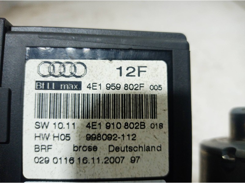 Recambio de motor elevalunas delantero derecho para audi a8 (4e2) referencia OEM IAM 4E1959802F 4E1959802F 4E1959802