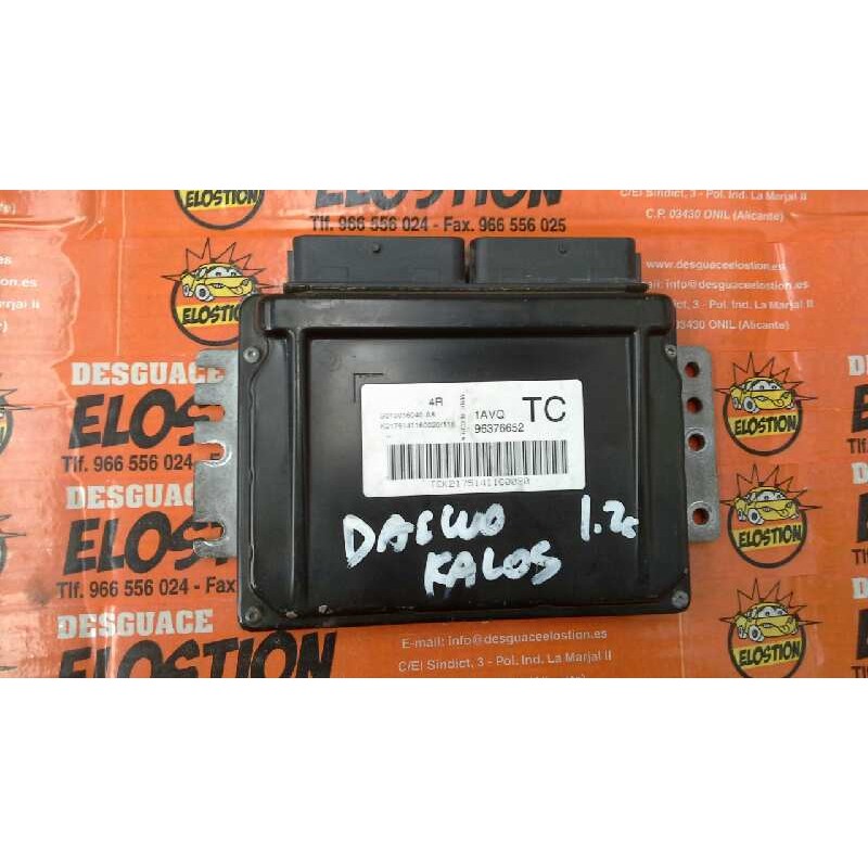 Recambio de centralita motor uce para daewoo kalos 1.2 se referencia OEM IAM 96376652  