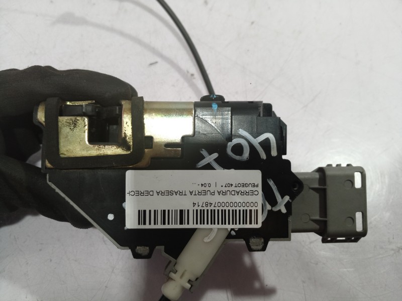 Recambio de cerradura puerta trasera derecha para peugeot 407 referencia OEM IAM   