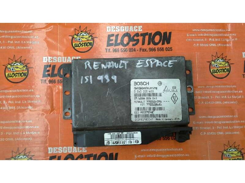 Recambio de centralita motor uce para renault espace / grand espace (je0) 3.0 v6 referencia OEM IAM 0260002603  