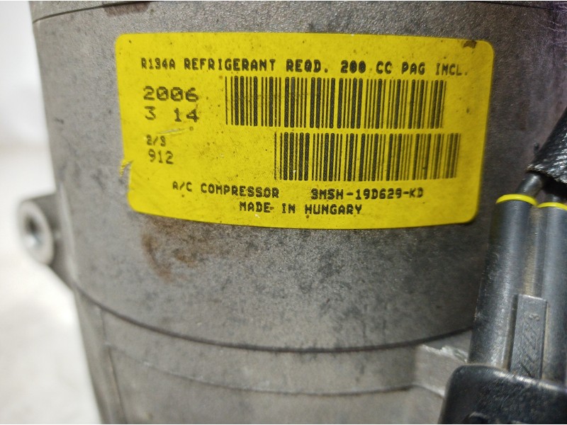Recambio de compresor aire acondicionado para ford focus berlina (cap) titanium referencia OEM IAM 3MSH19D629KD 3MSH19D629KD 3MS