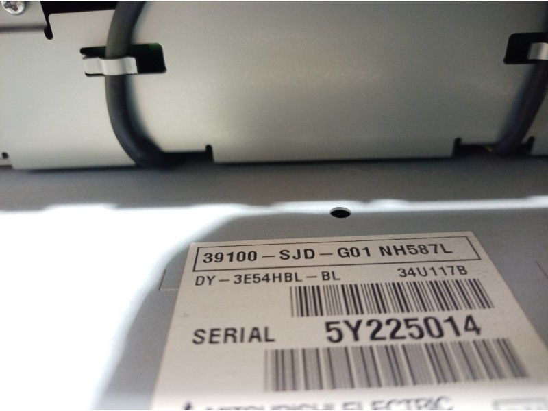 Recambio de sistema audio / radio cd para honda fr-v (be) 1.7 referencia OEM IAM 39100SJDG01 39100SJDG01 39100SJDG01