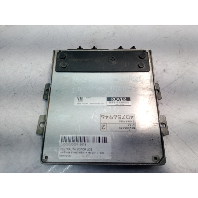 Recambio de centralita motor uce para mg streetwise 1.4 16v cat referencia OEM IAM M3P01DY2N M3P01DY2N M3P01DY2N