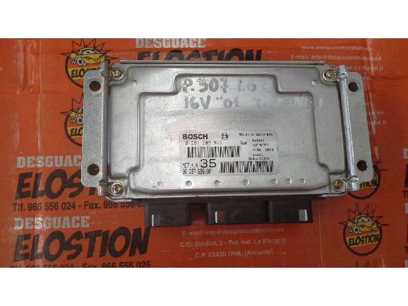 Recambio de centralita motor uce para peugeot 307 (s1) 1.6 16v cat referencia OEM IAM 9638765680  
