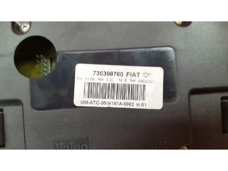 Recambio de mando climatizador para fiat croma (194) 1.9 8v multijet dynamic referencia OEM IAM p69622201504180082 735398760 