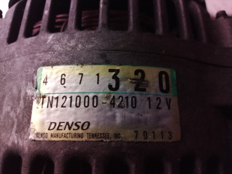 Recambio de alternador para chrysler stratus cabrio (jx) referencia OEM IAM 4671320 4671320 4671320