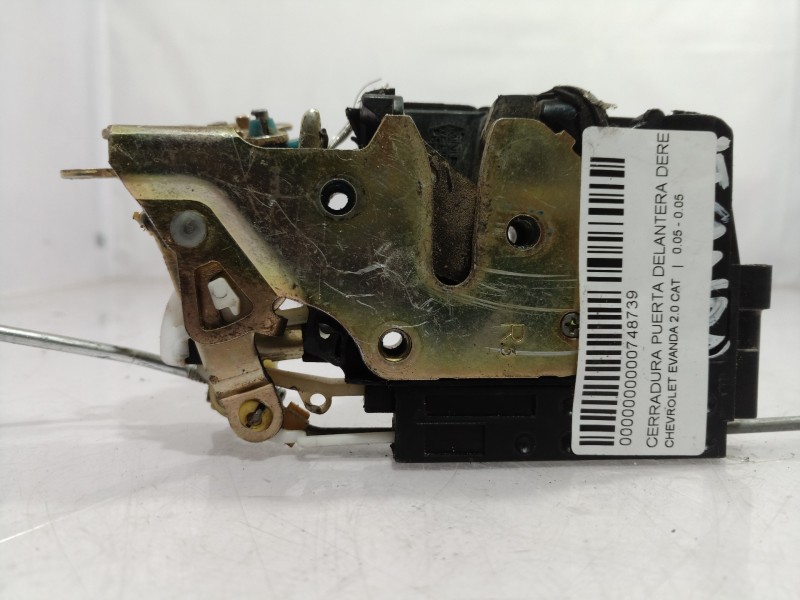 Recambio de cerradura puerta delantera derecha para chevrolet evanda 2.0 cat referencia OEM IAM   
