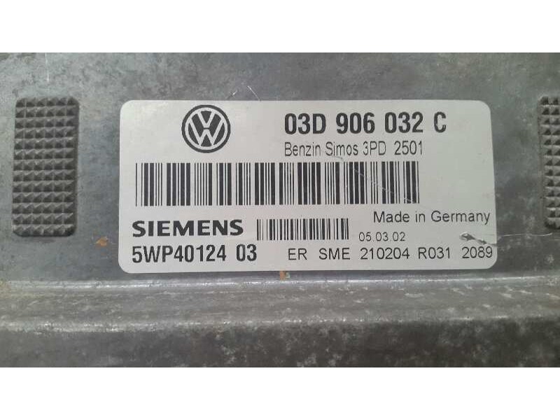 Recambio de centralita motor uce para volkswagen polo (9n1) conceptline referencia OEM IAM 03D906032C 03D906032C 03D906032C