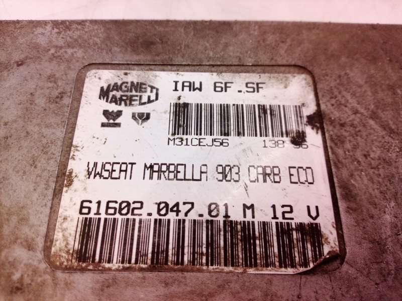 Recambio de centralita motor uce para seat marbella ce referencia OEM IAM 6160204701 6160204701 6160204701