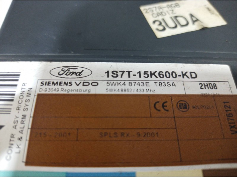 Recambio de modulo confort para ford mondeo ber. (ca2) referencia OEM IAM 5WK48743E 5WK48743E 5WK48743E