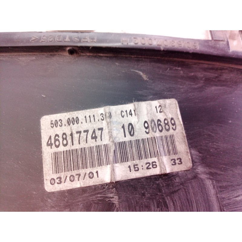 Recambio de cuadro instrumentos para fiat doblo cargo (223) 1.9 d furg. referencia OEM IAM 468177471090689 468177471090689 46817