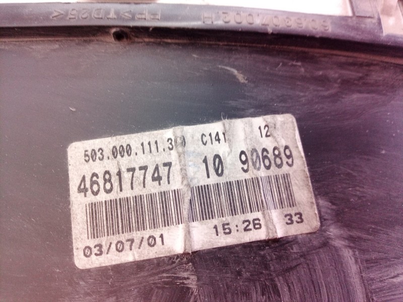 Recambio de cuadro instrumentos para fiat doblo cargo (223) 1.9 d furg. referencia OEM IAM 468177471090689 468177471090689 46817