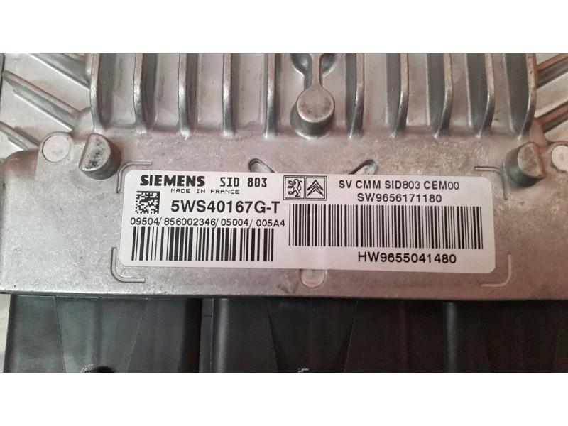 Recambio de centralita motor uce para peugeot 407 st confort referencia OEM IAM 5WS40167GT   Recambio de centralita motor uce para peugeot 407 st confort referencia OEM IAM 5WS40167GT