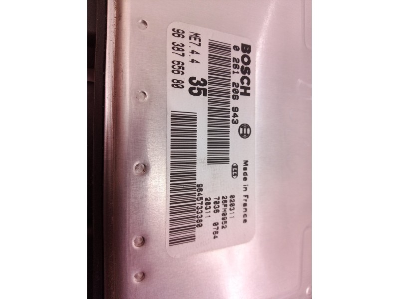 Recambio de centralita motor uce para peugeot 307 (s1) xr referencia OEM IAM 0261206943 0261206943 9638765680 Recambio de centralita motor uce para peugeot 307 (s1) xr referencia OEM IAM 0261206943 0261206943 9638765680
