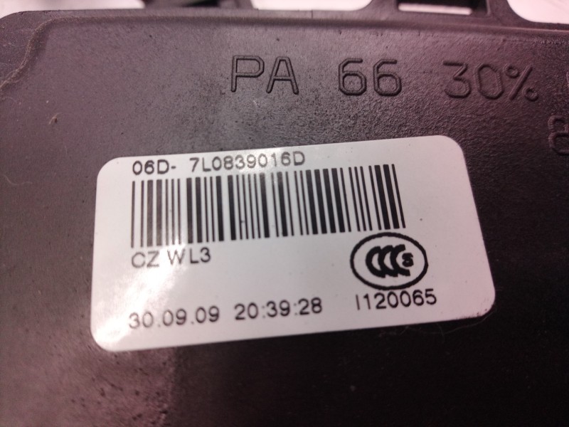 Recambio de cerradura puerta trasera derecha para volkswagen touran (1t2) traveller referencia OEM IAM 7L0839016D 7L0839016 7L08