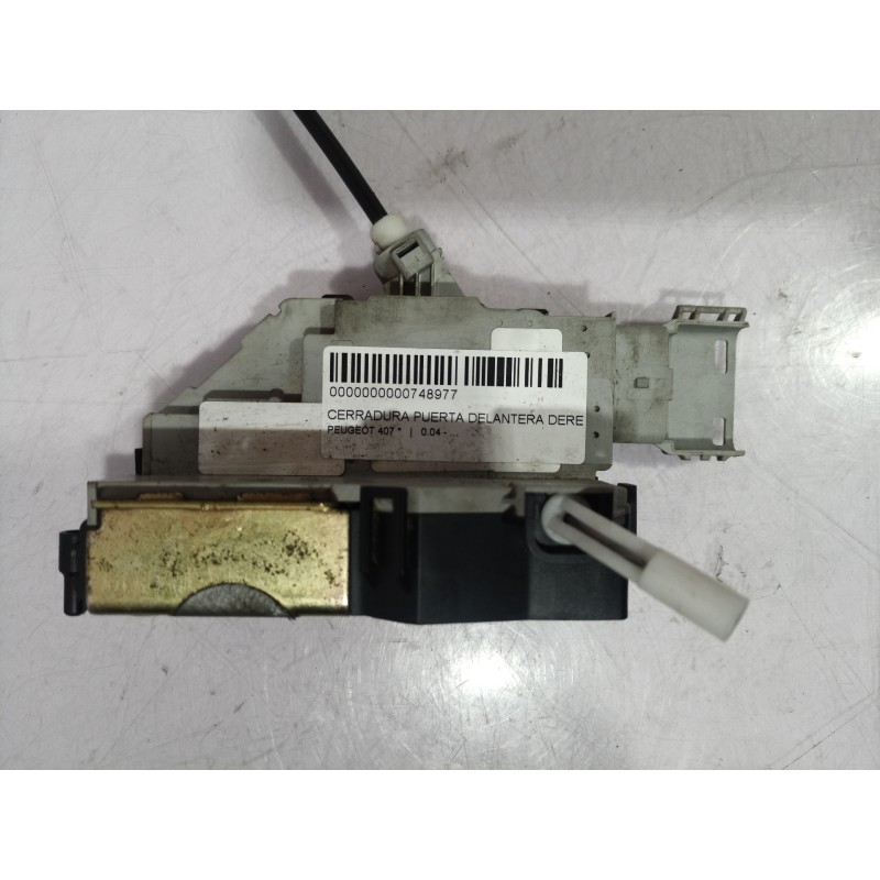 Recambio de cerradura puerta delantera derecha para peugeot 407 referencia OEM IAM 9659853880 9659853880 9659853880