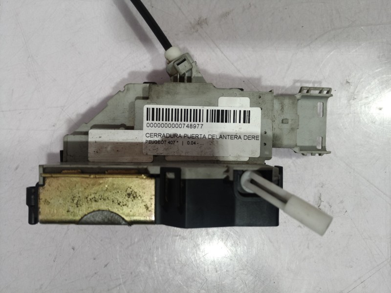 Recambio de cerradura puerta delantera derecha para peugeot 407 referencia OEM IAM 9659853880 9659853880 9659853880