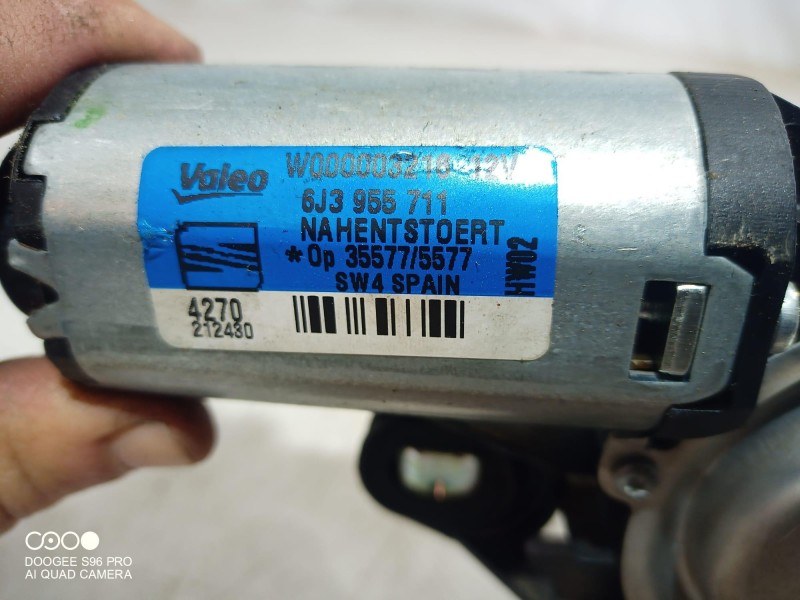 Recambio de motor limpia trasero para seat ibiza (6j5) referencia OEM IAM 6J3955711 6J3955711 6J3955711